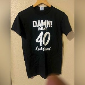 Unisex 40th Birthday tshirt sz s
